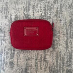 Y2k michael kors red scuba purse/coin purse